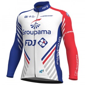 Maillot vélo 2018 FDJ Manches Longues N001